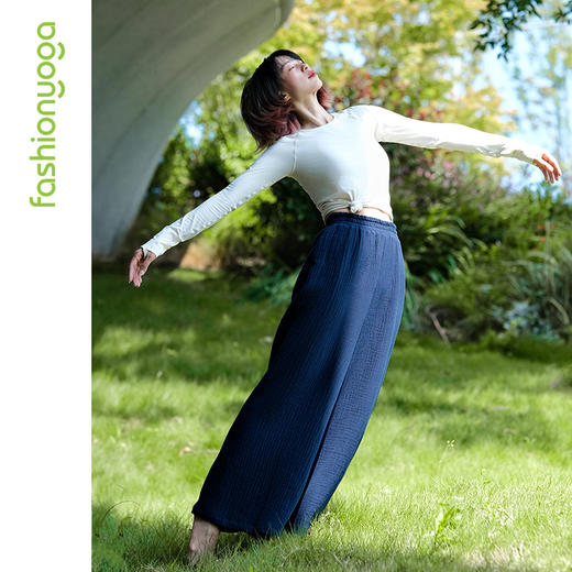 FM15923禅风中式宽腿裤 商品图12