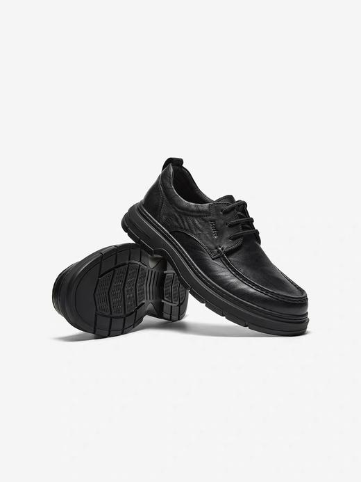 【云粉节】 【拔佳】BF楼Bata休闲皮鞋男2025冬款牛皮通勤舒适商务皮鞋30822DM5   吊牌价1259   活动价869 商品图3