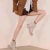 【云粉节】【思加图】BF楼思加图 2025秋冬新款复古厚底增高女短靴EFU49吊牌价1690 商品缩略图5