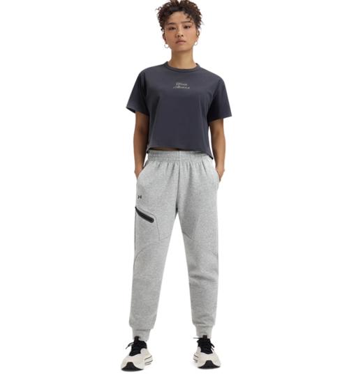 安德玛【自在系列】UA Unstoppable女子运动休闲长裤1379846-011 商品图2