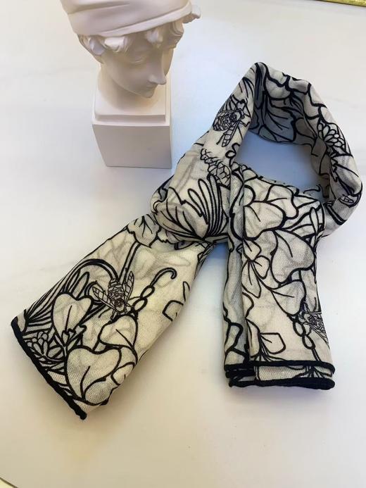 优品堂『素时锦年2』100%绵羊毛1米x1米方巾 商品图5