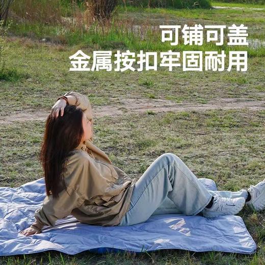 安地斯防泼水披肩地垫毯子夏凉被空调被斗篷雨披单人旅游露营户外 商品图2