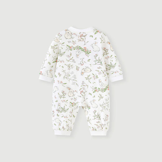 迷你巴拉婴儿衣服男女宝宝柔软亲肤家居连体衣新生儿秋冬爬服 商品图2