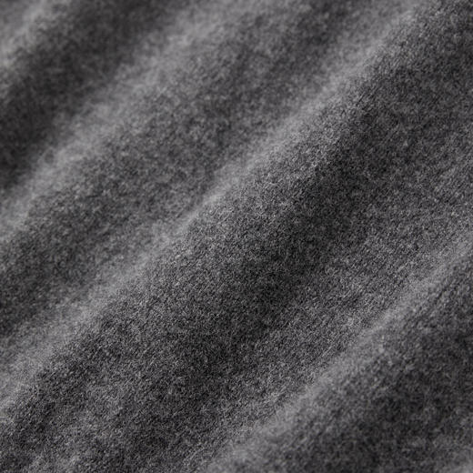 ROMI STUDIO“松弛有度”100%羊毛梭织褶皱卷边V领连衣裙RWCALT5726 商品图4