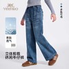 【英氏】【140-170】女童春秋宽松直筒牛仔裤 商品缩略图1