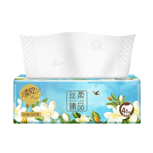 【ZY25】清风抽纸 花萃4层90抽*8包M码/提 商品图8