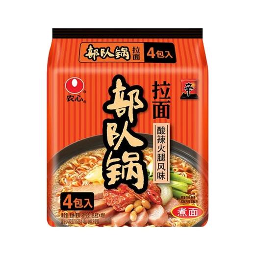 【超市】农心部队锅酸辣火腿拉面4*118g 商品图0