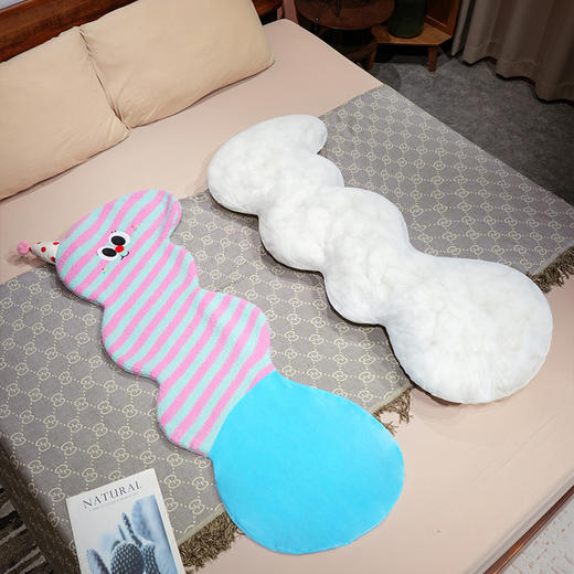 自然醒多巴胺羊羔绒大眼云朵长条抱枕QYL 商品图10