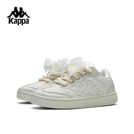 Kappa 2025新款秋季小白鞋 复古潮流女士运动休闲鞋K0F85CC02 商品图1