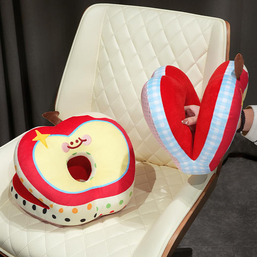 自然醒印花苹果华夫格双面午睡枕QYL 商品图13