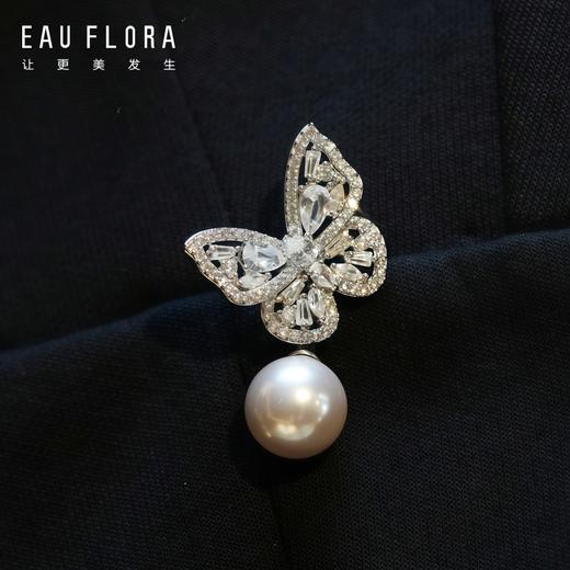 【幻彩蝴蝶】璀璨蝴蝶胸针·金银双色 商品图5