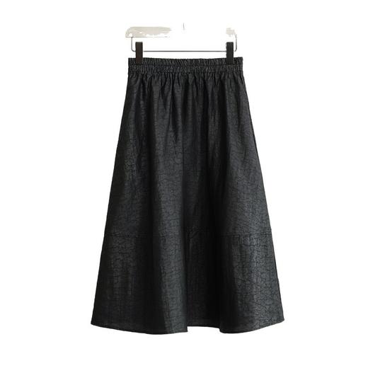 丁摩 【十穿十美花苞裙】重磅桑蚕丝香云纱三年龟裂纹老料松紧腰半身裙231791 商品图4