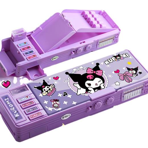 「数款可选！多功能文具盒」小狗多功能文具盒 女孩款密码锁自动铅笔盒款机关儿童笔盒小学生 商品图4