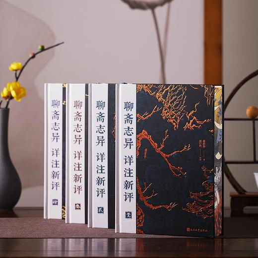 （下单即赠5大好礼）《聊斋志异》详注新评彩插刷边版（共4册）丨人民文学重磅特装版，罕见发售！世界短篇之王，中国文言小说高峰，让你脑洞大开，同时直见“人性照妖镜”！ 商品图0