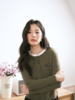 【特惠不退货】诗凡黎圆领针织衫2024秋新款外搭开衫3F8231701 商品缩略图4