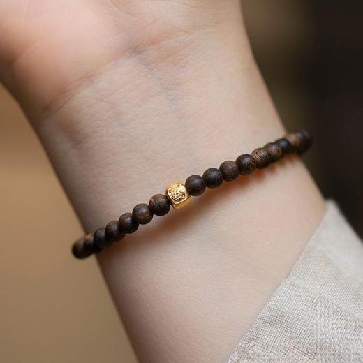 「仅9.9到手！新中式手串」新中式天然奇楠沉香手串文玩男女款文莱沉香扎基拉姆好运手串时尚饰品 商品图1