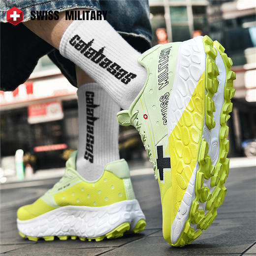 瑞士军工SWISS MILITARY 情侣同款潮流厚底 增高显瘦 耐磨防滑 街头情侣休闲鞋/SM8851 商品图11