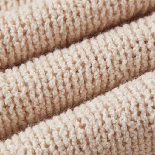 ROMI STUDIO“秋意昂然”棉质系带波纹肌理质感长袖毛织RWCRSZ3896 商品图4