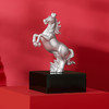 《福运生肖·马》神骏龙驹  前腿马  马到成功  足银 和田玉  十二生肖艺术摆件  商务 贺岁  生日 礼品 商品缩略图1
