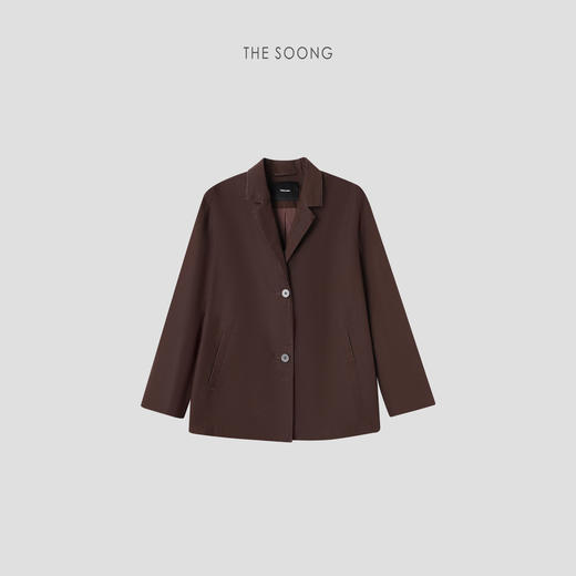THESOONG|"日系松弛感褶皱筋骨外套HBWT7470 商品图4