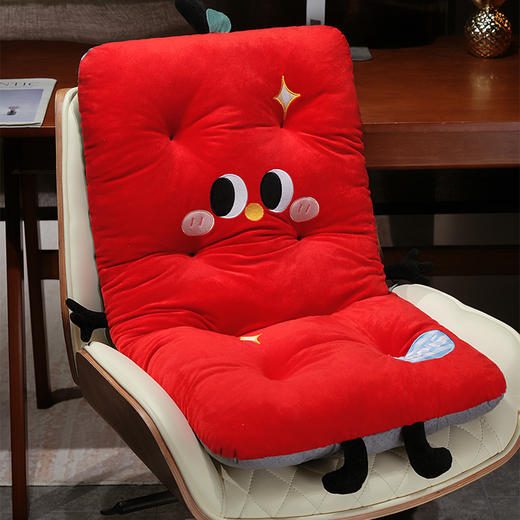 自然醒大眼红苹果连体坐垫QYL 商品图8