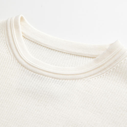 ROMI STUDIO“基础优雅”100%扬子纱绵羊毛圆领套头毛衣RWCRST3423 商品图2