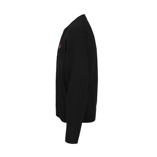 【超惠秒】KENZO 高田贤三 男士全羊毛海棠花刺绣logo开襟毛衣/外套 11872 商品图1