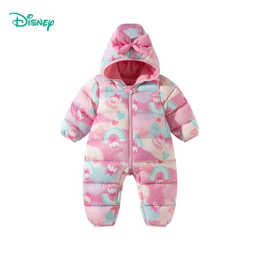 迪士尼童装婴幼儿保暖舒适羽绒连体衣冬季新款连帽ZD4EL004 商品图2