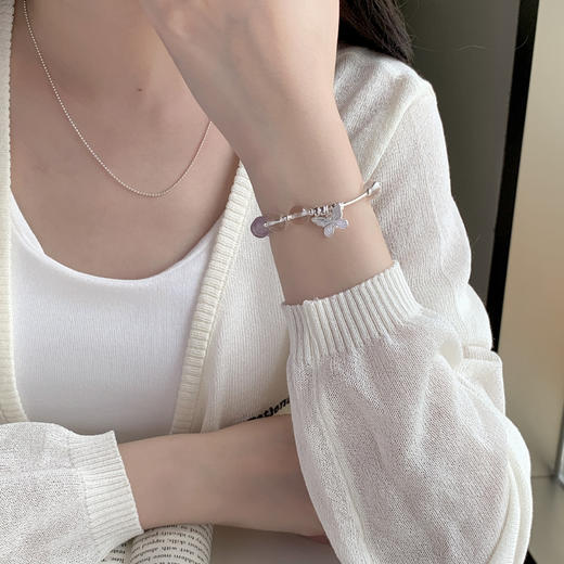 【前程似锦】卡蒂罗/KADER 薰衣草蝴蝶手串 九紫离火能量加持 时来运转磁场梦幻紫晶紫气东来 气质百搭##好运 商品图3