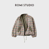ROMI STUDIO“休闲中古”两面穿撞色做旧洗水立领外套 RWCAWY5258 商品缩略图2