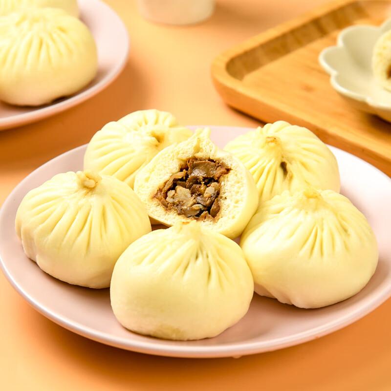 鹿茸菇肉包 6个/份 约220g   包子（现制）