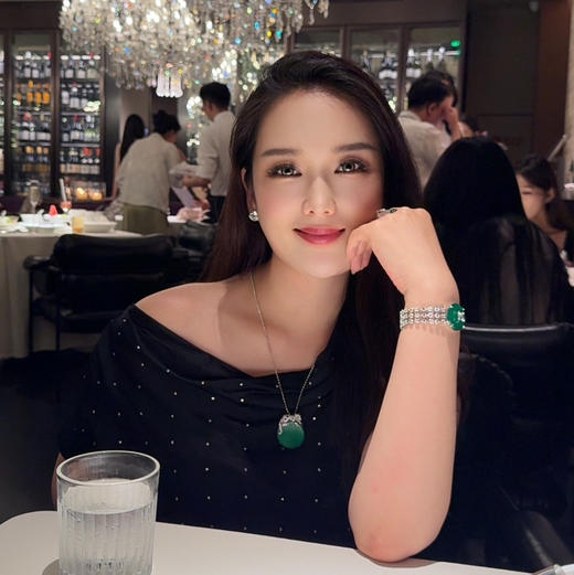 GAONAS  君子豹变 时尚贵气豹子绿项链11554DG 商品图6