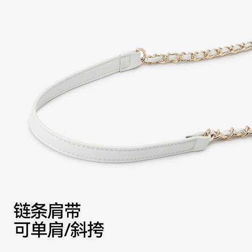 森马包包女托特包菱格链条包大容量斜挎包2025新款单肩包通勤质感 商品图3