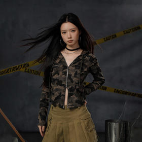 军事风连帽长袖T恤纪念日百货门店同款164702990