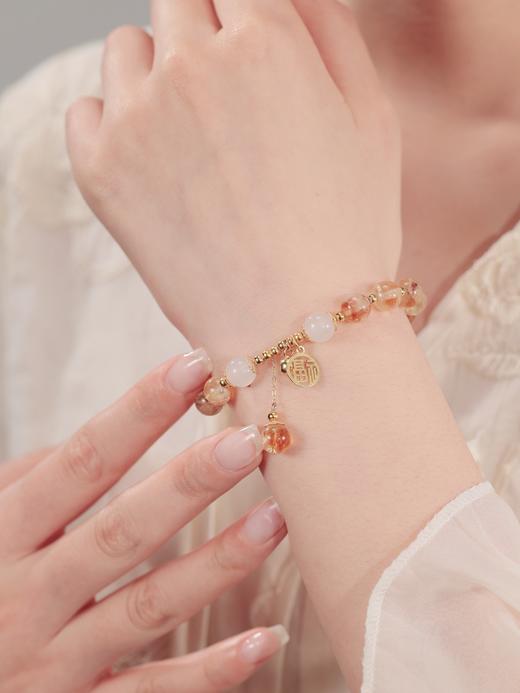 卡蒂罗/KADER 【招财进宝】财至福来水晶手串 时来运转好运黄水晶财源滚滚转运事业 财富之石时尚百搭 商品图6