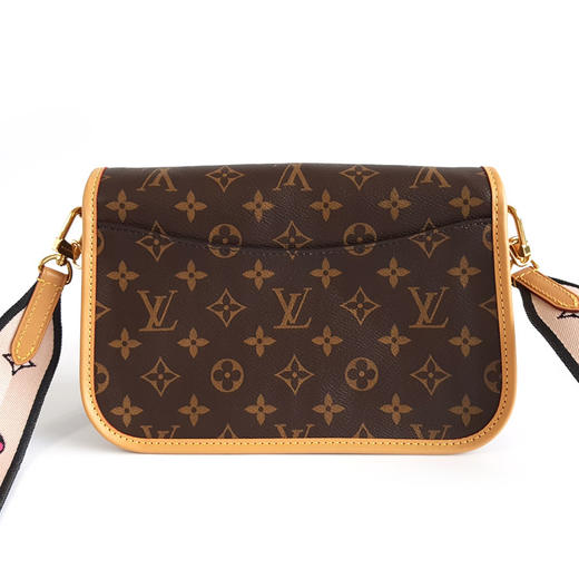 【98新】LV路易威登DIANE手袋M45985经典老花款黑肩带DIANE法棍单肩腋下包女士现售价：15800！300825NJS17 商品图3