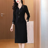 AHM bynz6605职场干练风连衣裙收腰设计感裙 商品缩略图0