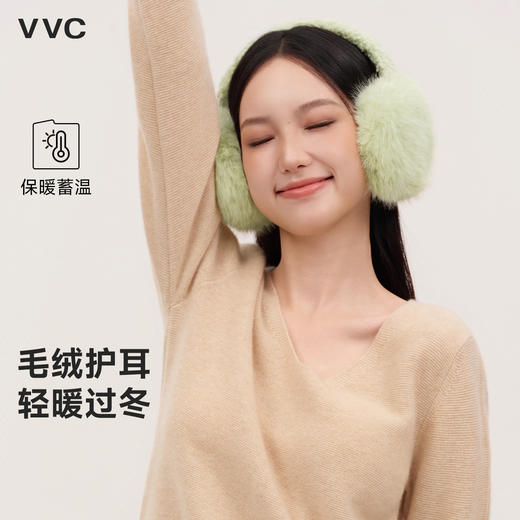 毛绒耳罩保暖护耳朵耳捂子可折叠骑行防风防冻耳套vvc 商品图7
