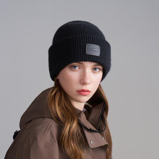 100%绵羊毛针织帽 | 卡蒙  女款 韩系百搭冷帽 户外登山大头围堆堆帽 KM-9586 商品图3