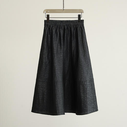 丁摩 【十穿十美花苞裙】重磅桑蚕丝香云纱三年龟裂纹老料松紧腰半身裙231791 商品图0