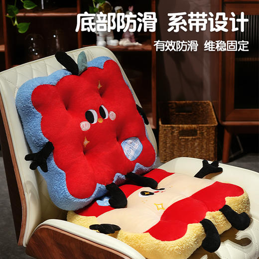 自然醒大眼红苹果花瓣坐垫QYL 商品图6