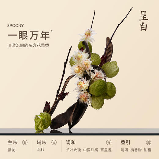 呈白	昙花今夜开非遗瓷花香薰礼盒 商品图2