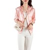 丁摩 高端真丝短外套女连帽棒球服薄款桑蚕丝上衣开衫CZ4254 商品缩略图4