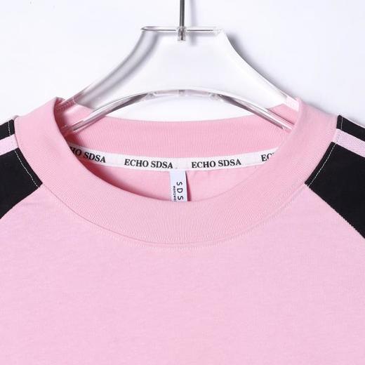 T4727SDSA男士秋冬新款痞帅男装美式撞色字母印花圆领长袖T恤时尚百搭 商品图2