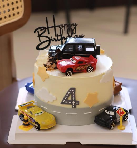 儿童小汽车麦昆 生日蛋糕 动物奶油0添加 商品图0