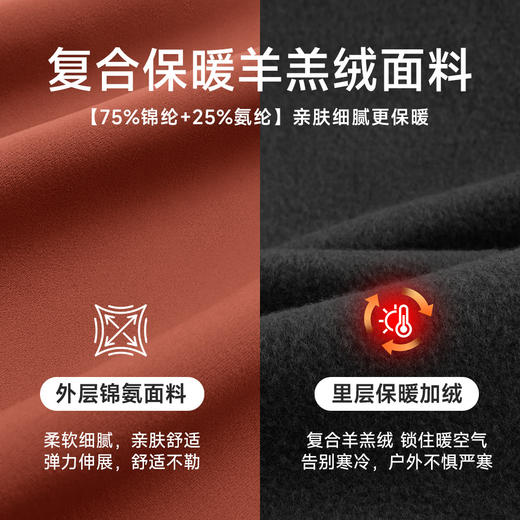 跃牌【欲动春风】系列 秋冬加绒瑜伽外套连帽衫拉链宽松休闲运动上衣保暖健身外套32623 商品图2