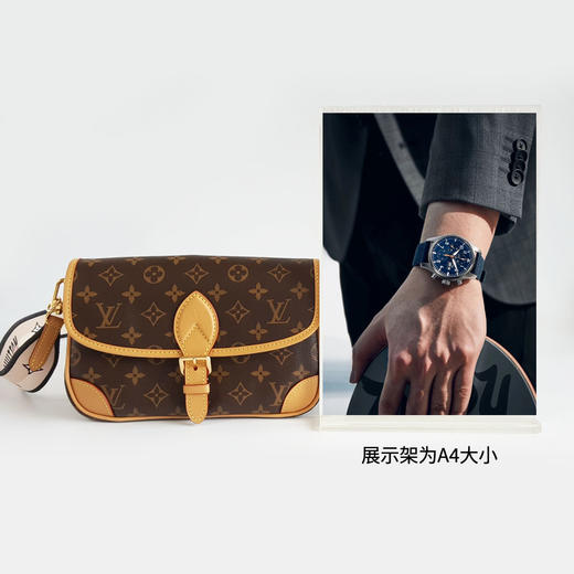 【98新】LV路易威登DIANE手袋M45985经典老花款黑肩带DIANE法棍单肩腋下包女士现售价：15800！300825NJS17 商品图9