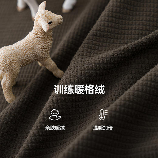 漫画家【方格训练衣】徒步骑行攀岩加绒3M反光印花长袖训练T恤 商品图4