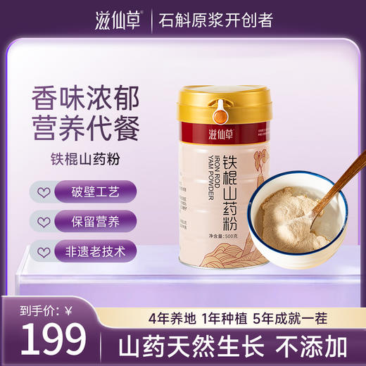 滋仙草正宗焦作铁棍山药粉500g/罐 商品图0