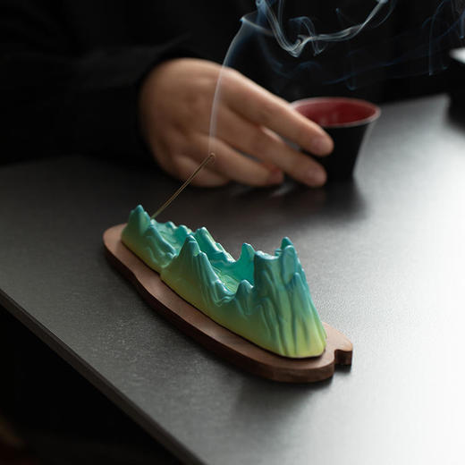 热卖！青烟袅袅！上新了故宫·千里江山熏香套装 礼盒赠手提礼袋 商品图11